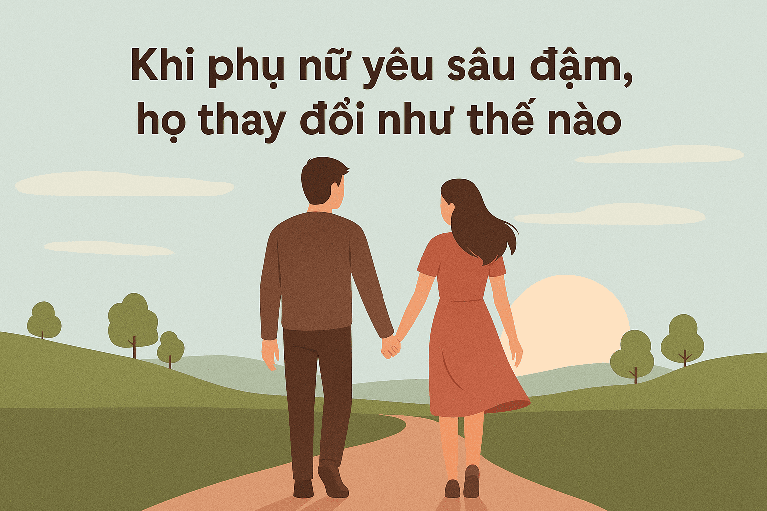 Khi phụ nữ yêu sâu đậm, họ thay đổi như thế nào