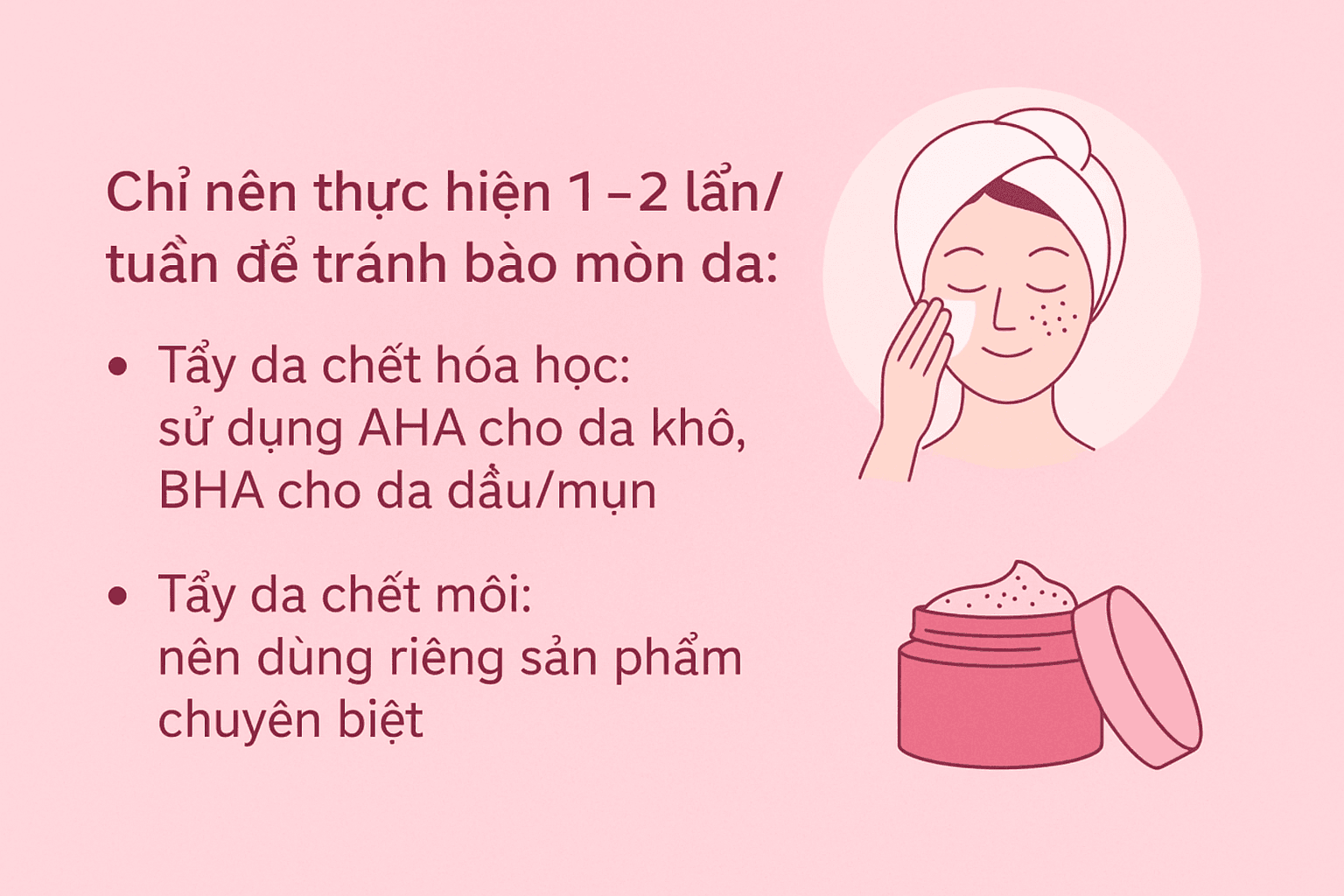 Tẩy da chết – Loại bỏ tế bào sừng
