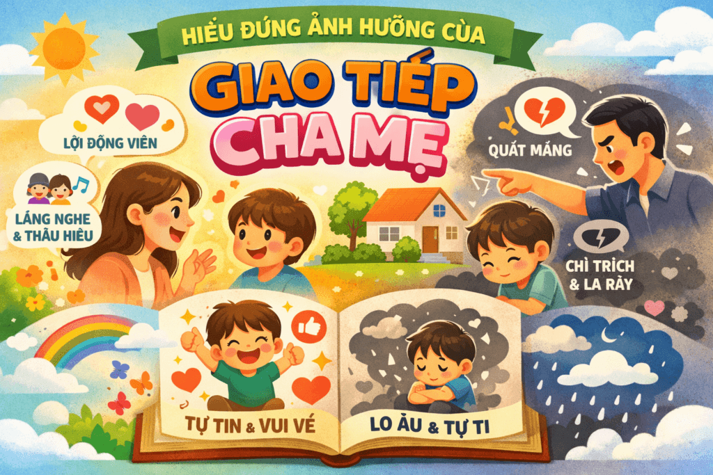 Hiểu Đúng Ảnh Hưởng tâm lý cha mẹ và con cái