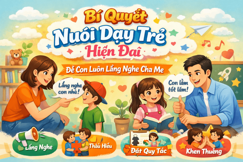 Bí quyết làm sao để con nghe lời