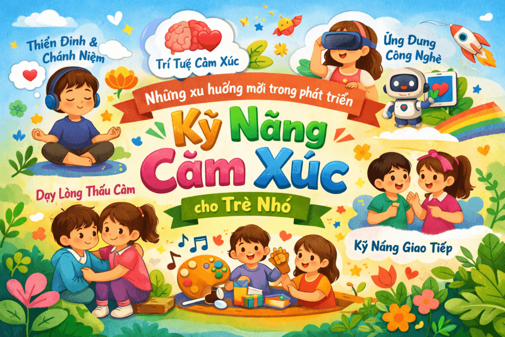 Những xu hướng mới trong giáo dục cảm xúc cho trẻ nhỏ