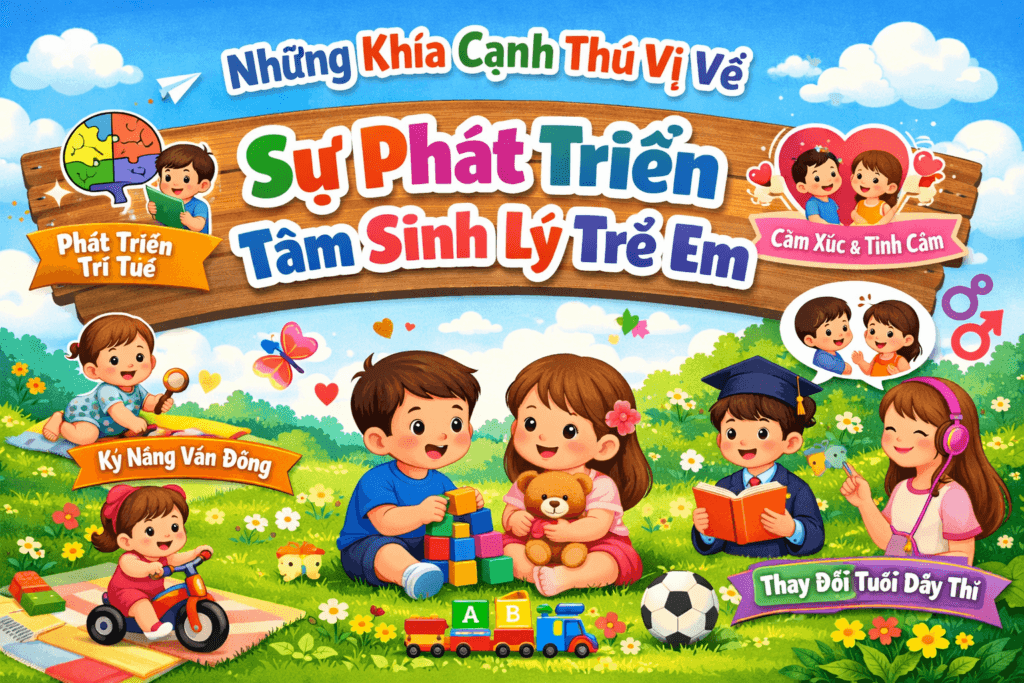 Những Khía Cạnh Thú Vị Về Sự Phát Triển Tâm Sinh Lý Trẻ Em