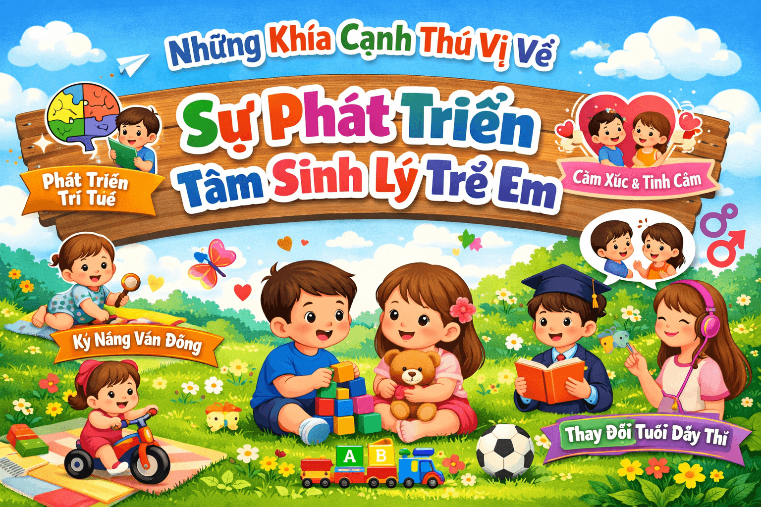 Những Khía Cạnh Thú Vị Về Sự Phát Triển Tâm Sinh Lý Trẻ Em