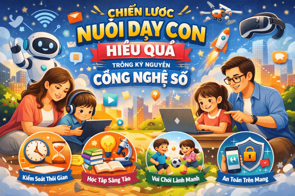 Chiến Lược Nuôi Dạy Con Trong Thời Đại Số