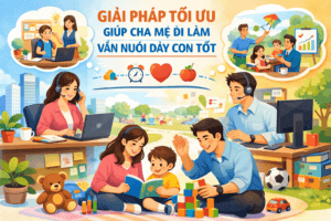 Giải pháp tối ưu giúp nuôi dạy con khi cả bố mẹ đi làm
