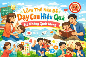 Làm Thế Nào Để Dạy Con Không Quát Mắng