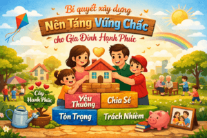 Bí quyết nuôi dạy con hạnh phúc cho gia đình hạnh phúc