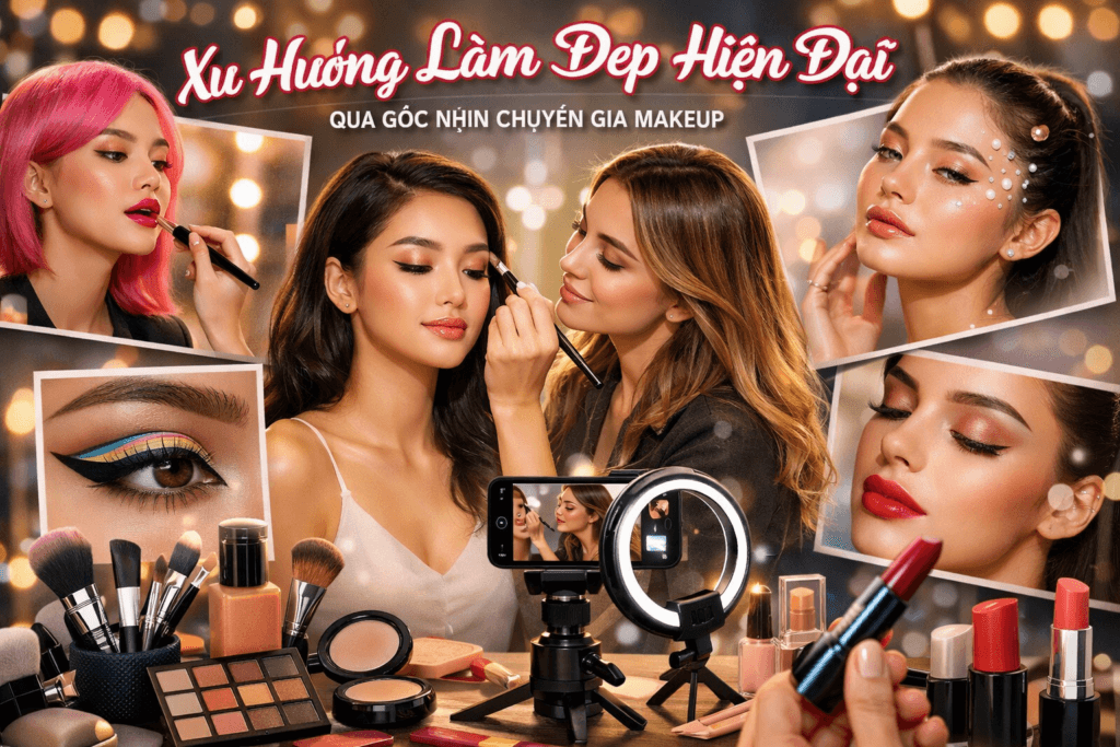 Xu hướng làm đẹp hiện đại qua góc nhìn chuyên gia về makeup