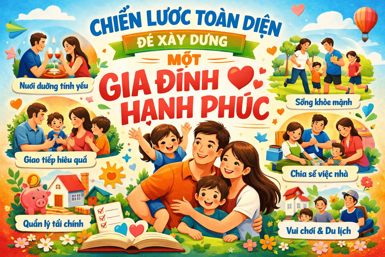 Chiến Lược Toàn Diện Để chăm sóc gia đình hạnh phúc