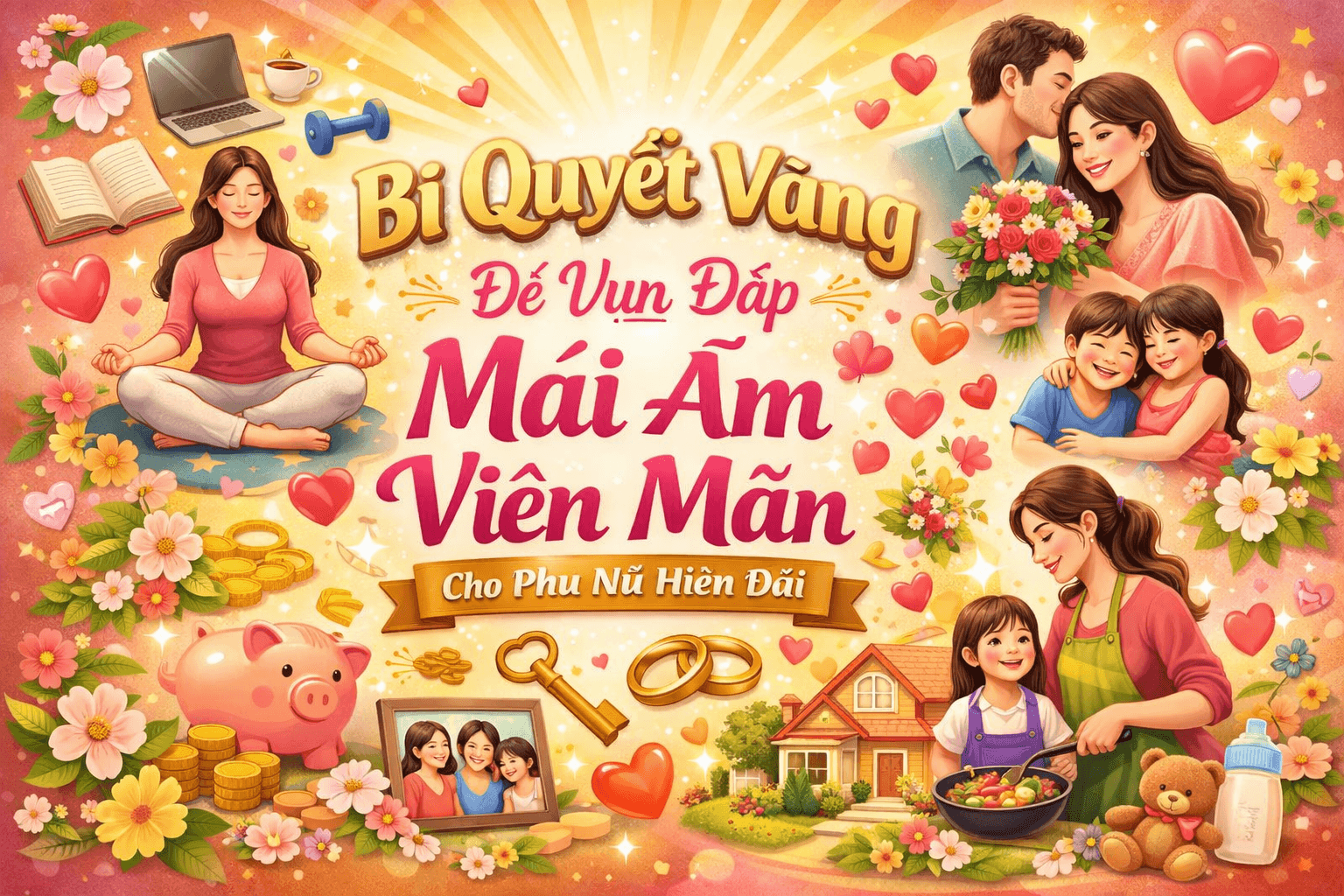 Bí quyết vàng để xây dựng gia đình hạnh phúc