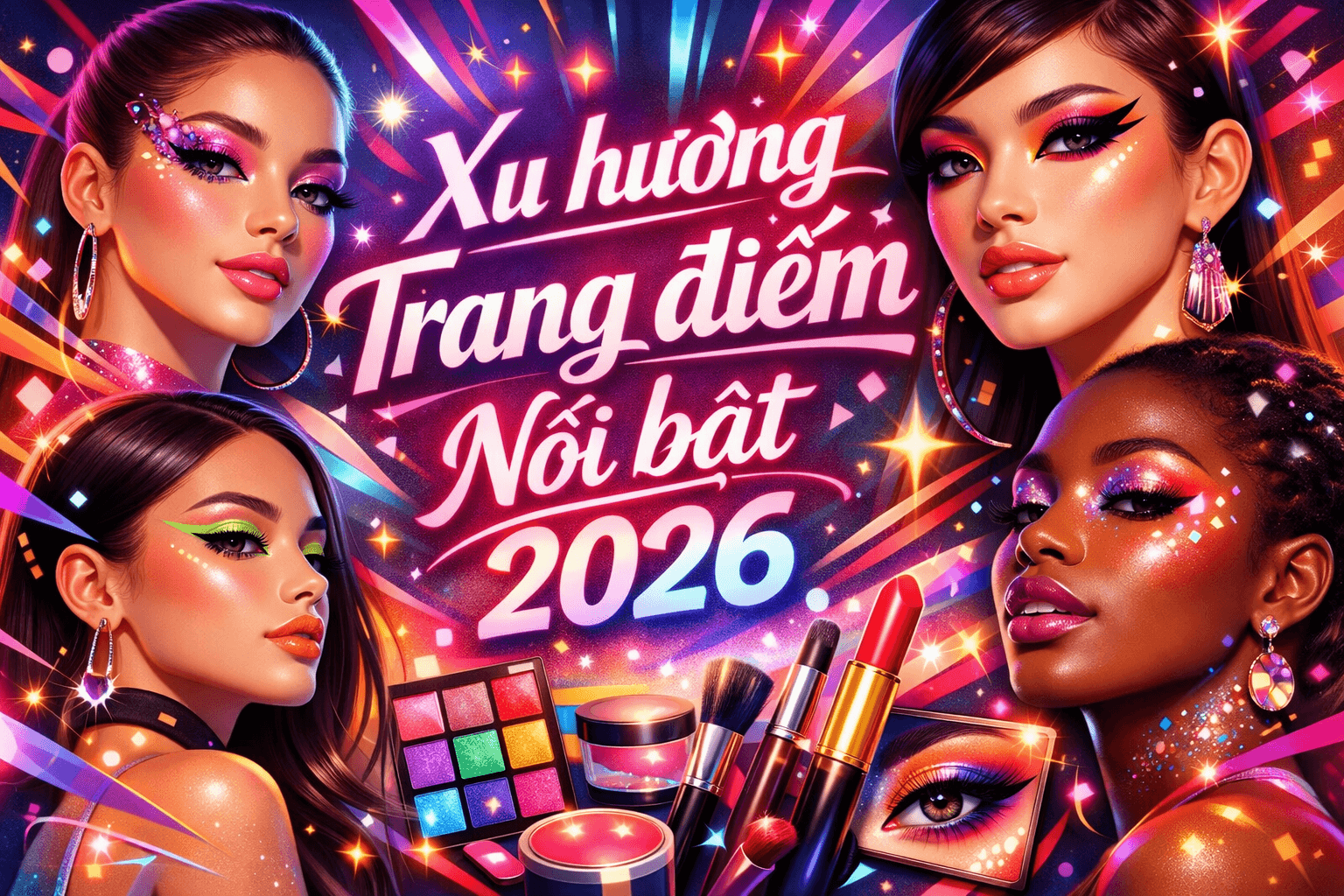 Bí quyết cập nhật các xu hướng trang điểm nổi bật năm 2024