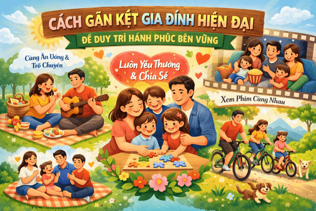 Cách xây dựng mối quan hệ gia đình Để Duy Trì Hạnh Phúc Bền Vững