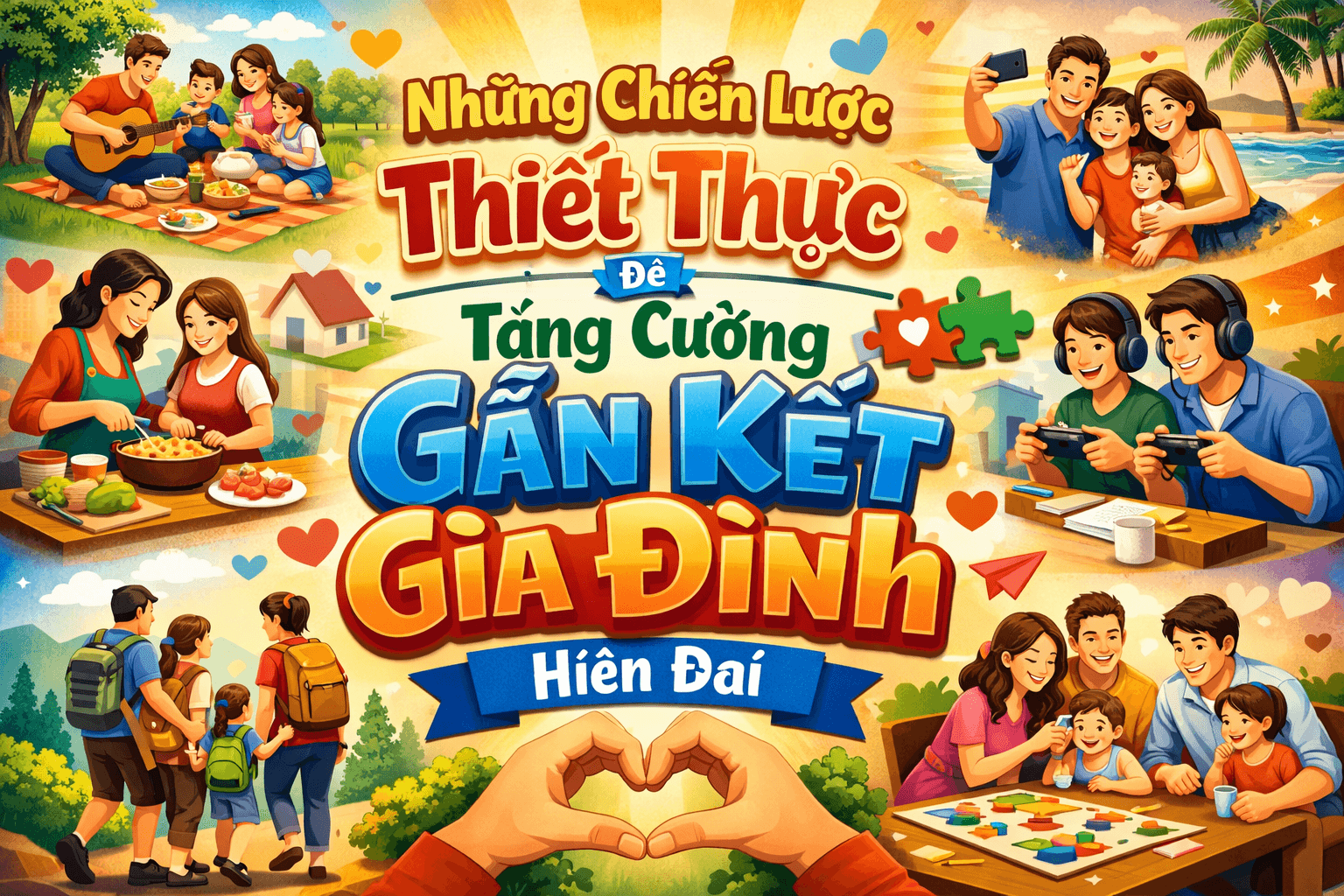 Những Chiến Lược Thiết Thực Để Tăng Cường Gắn Kết Gia Đình Hiện Đại