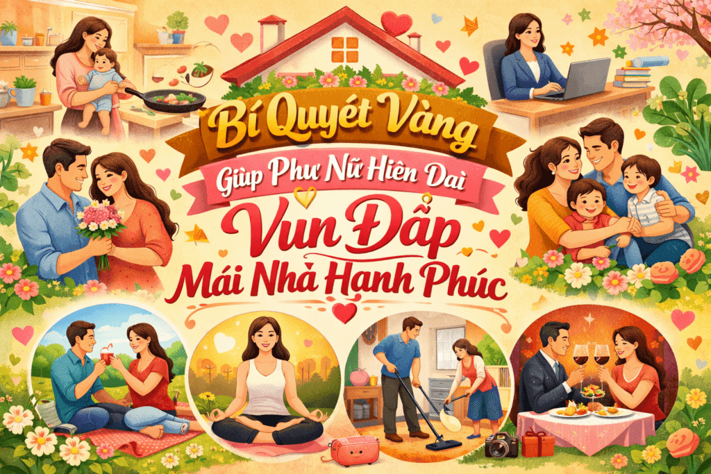 Bí quyết vàng giúp phụ nữ hiện đại xây dựng tổ ấm