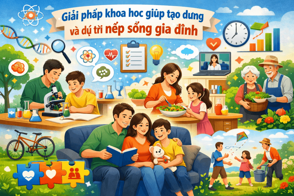 Giải pháp khoa học giúp tạo dựng và duy trì nếp sống gia đình