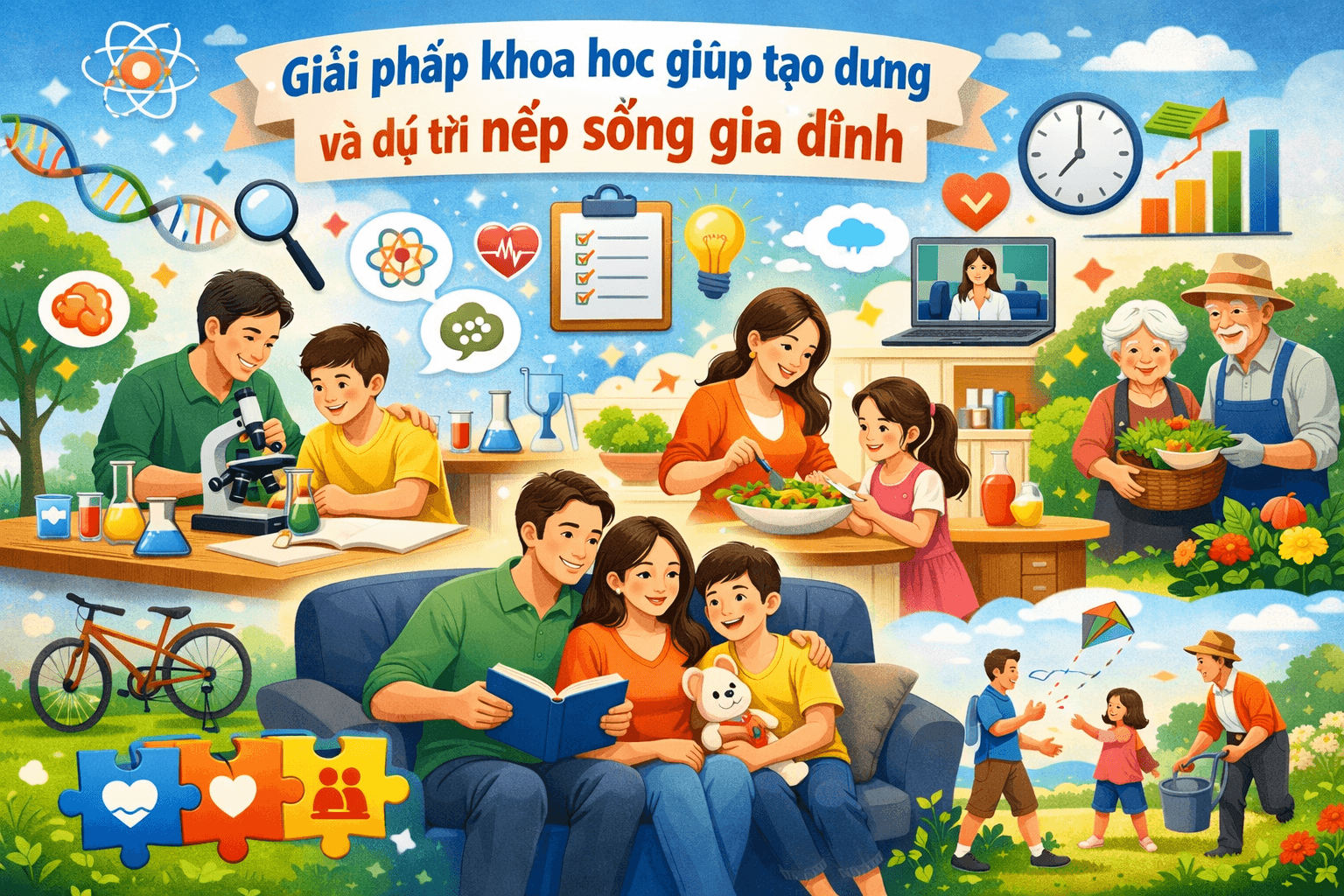 Giải pháp khoa học giúp tạo dựng và duy trì nếp sống gia đình