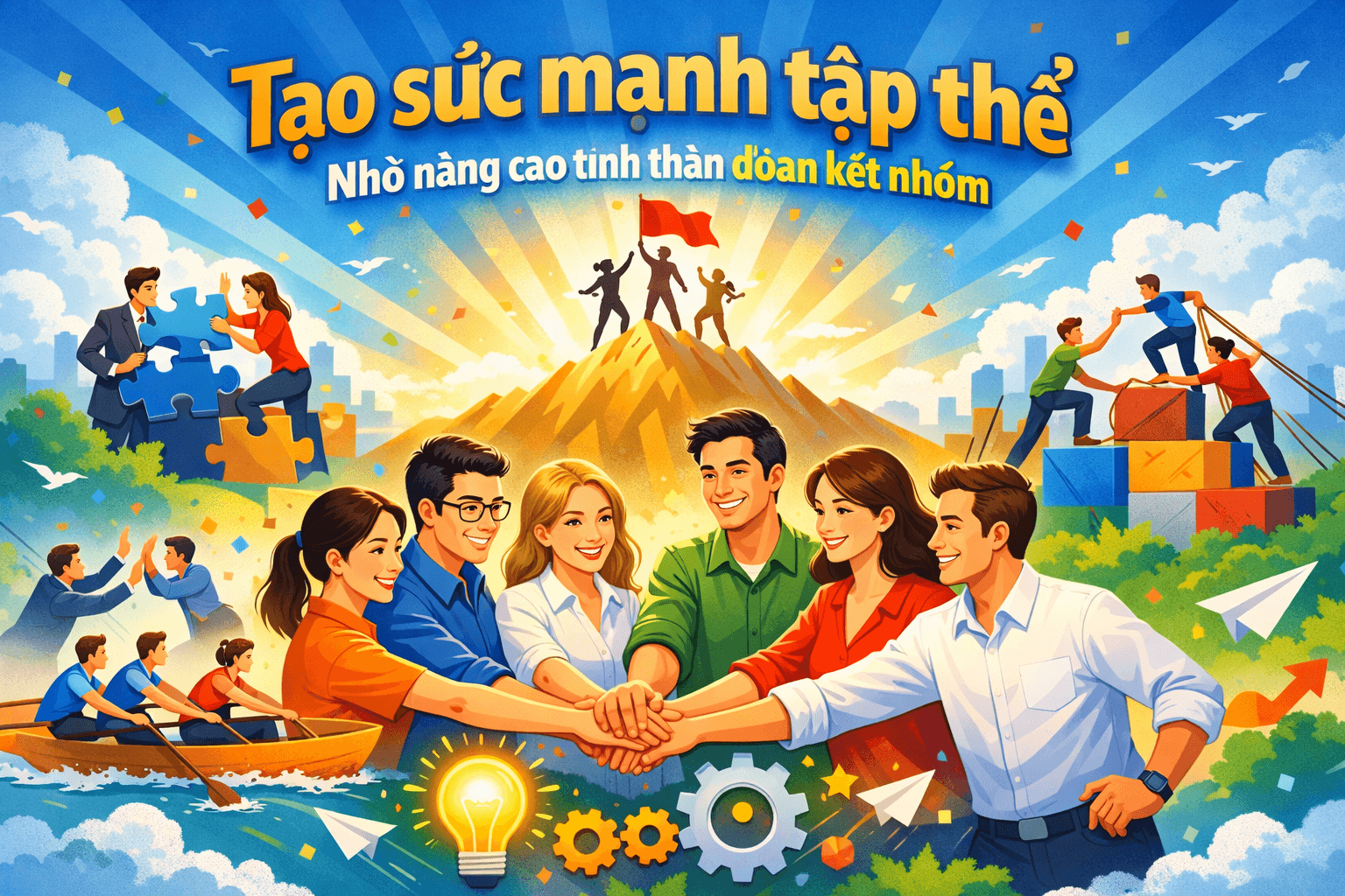 Tạo sức mạnh tập thể gắn kết các thành viên