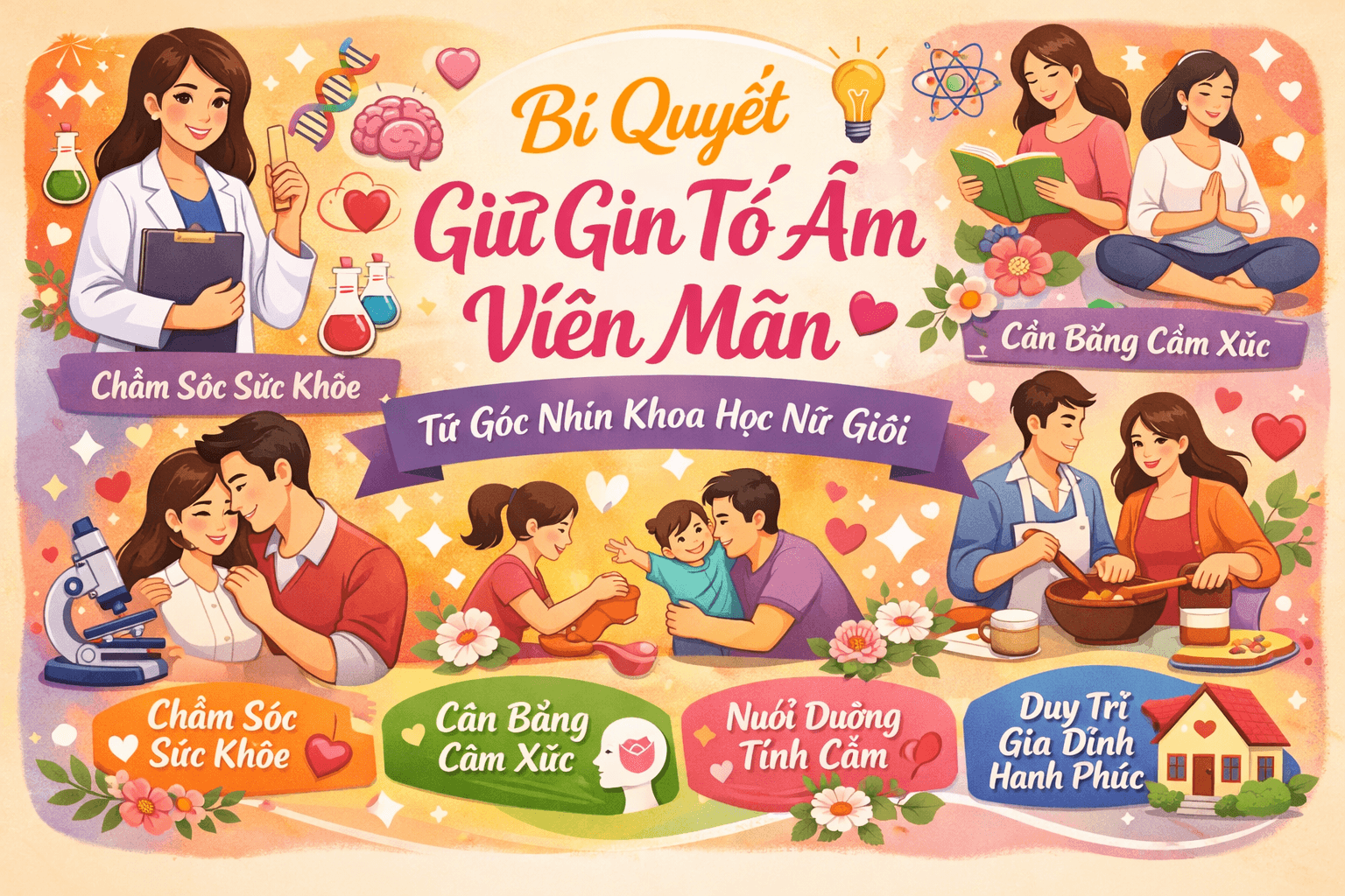 cách xây dựng gia đình hạnh phúc bền vững