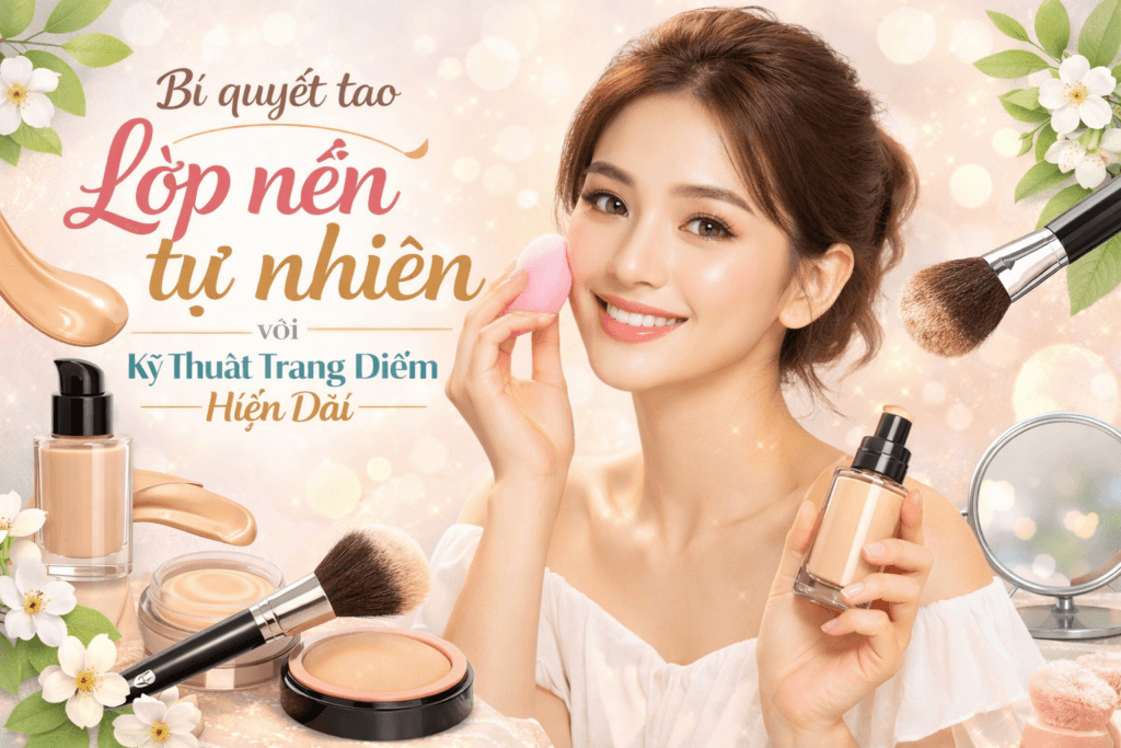 Bí quyết tạo lớp nền tự nhiên với kỹ thuật trang điểm như không trang điểm