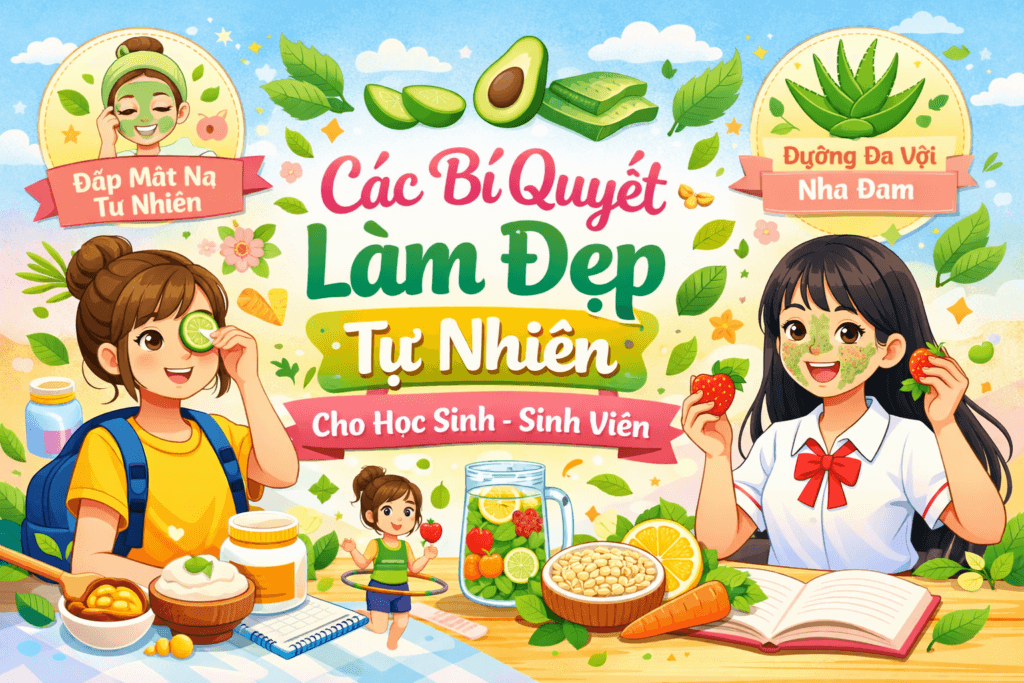 Các bí quyết trang điểm cho học sinh sinh viên