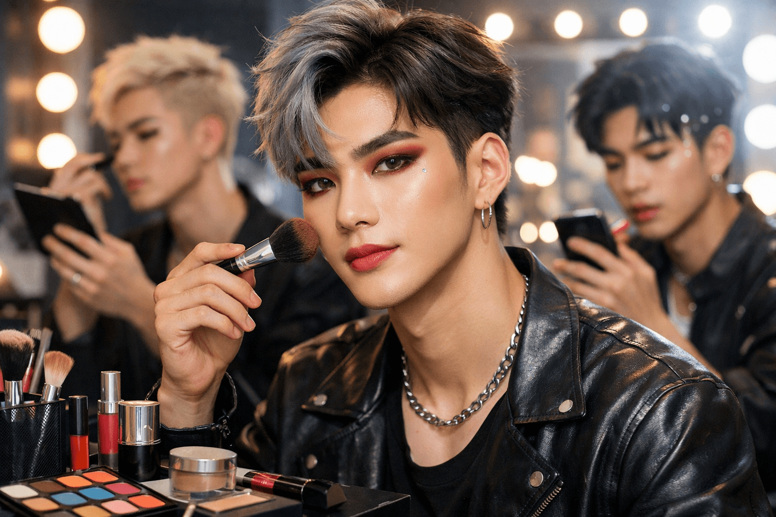 Xu hướng làm đẹp mới: Nghệ thuật trang điểm cho nam