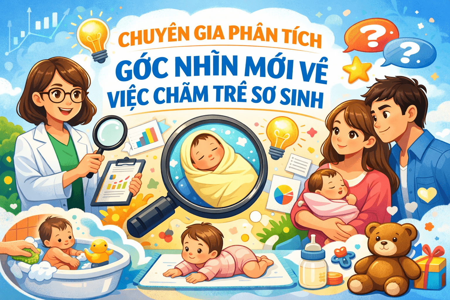 Chuyên Gia Phân Tích Góc Nhìn Mới Về Việc Nuôi Dạy Trẻ Sơ Sinh