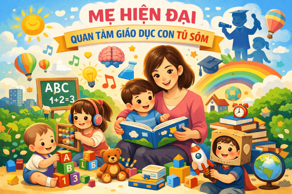 Lý do phụ nữ hiện đại nên quan tâm dạy con từ khi còn nhỏ