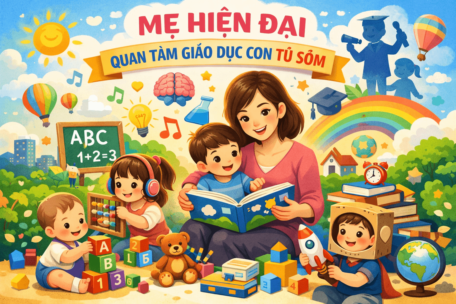 Lý do phụ nữ hiện đại nên quan tâm dạy con từ khi còn nhỏ