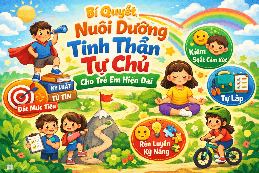 Bí quyết nuôi dạy con tự lập
