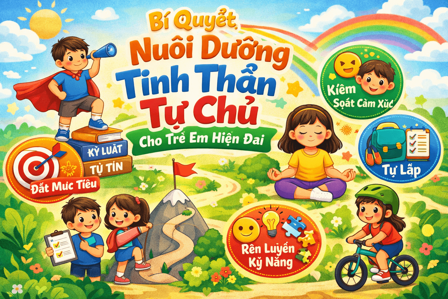 Bí quyết nuôi dạy con tự lập