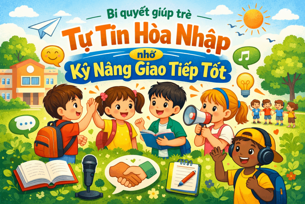 Bí quyết dạy con giao tiếp tốt