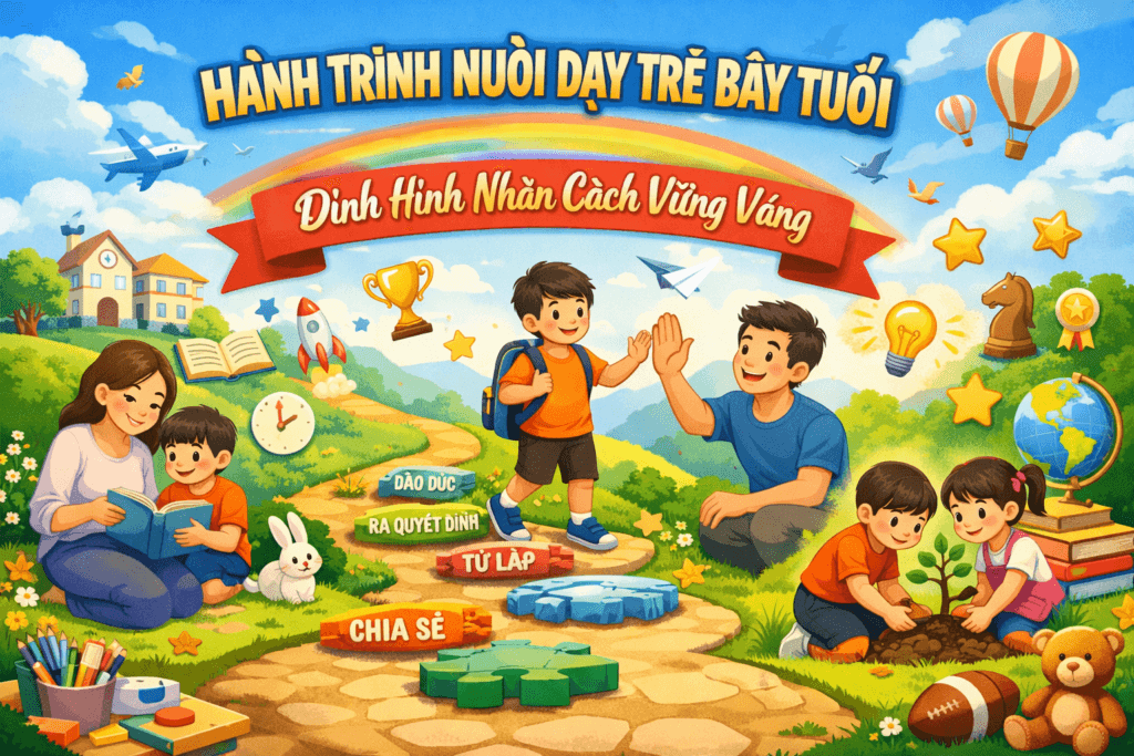 Hành Trình giáo dục con tuổi lên 7 : Định Hình Nhân Cách Vững Vàng