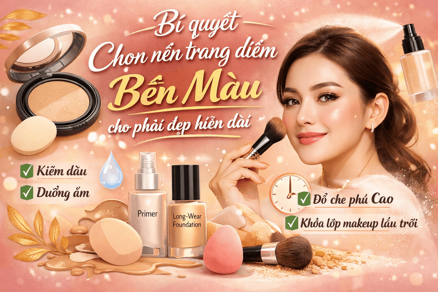 Bí quyết chọn nền lâu trôi, bền màu cho phái đẹp hiện đại