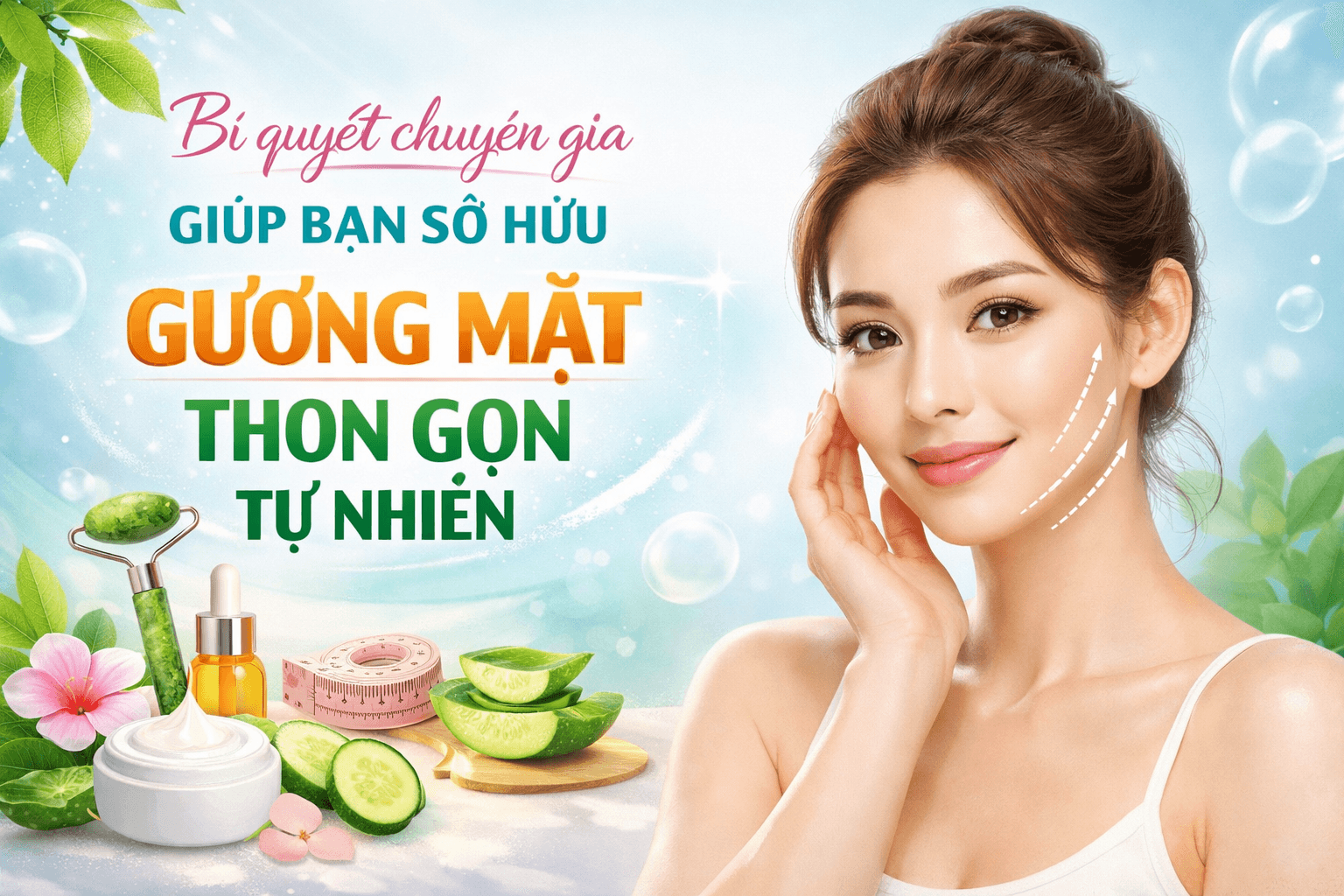 Bí quyết tạo khối gương mặt giúp bạn sở hữu gương mặt thon gọn tự nhiên