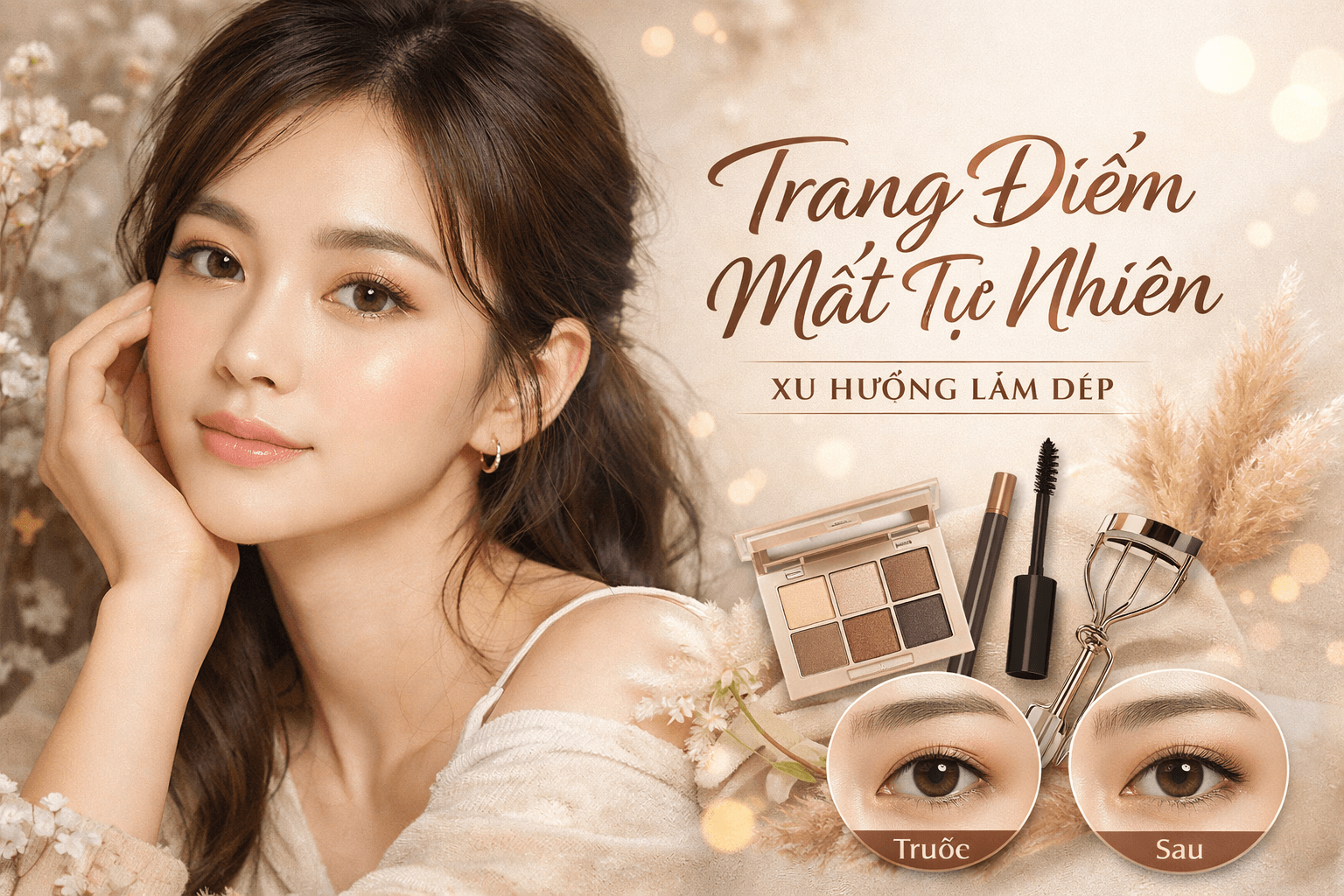 Xu hướng trang điểm mắt tự nhiên lên ngôi trong làm đẹp phụ nữ