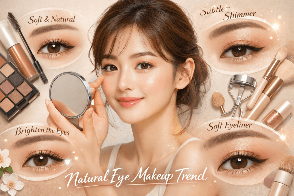 Xu hướng làm đẹp mới với phong cách makeup mắt tự nhiên hiện đại