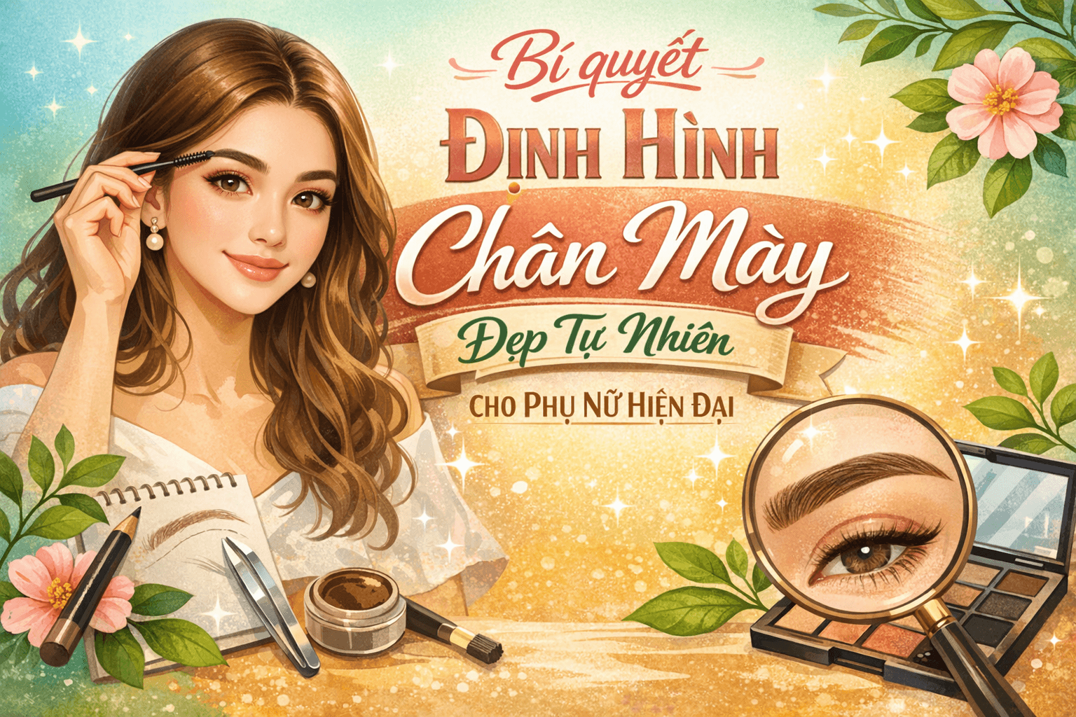 Bí quyết kẻ chân mày đẹp tự nhiên cho phụ nữ hiện đại